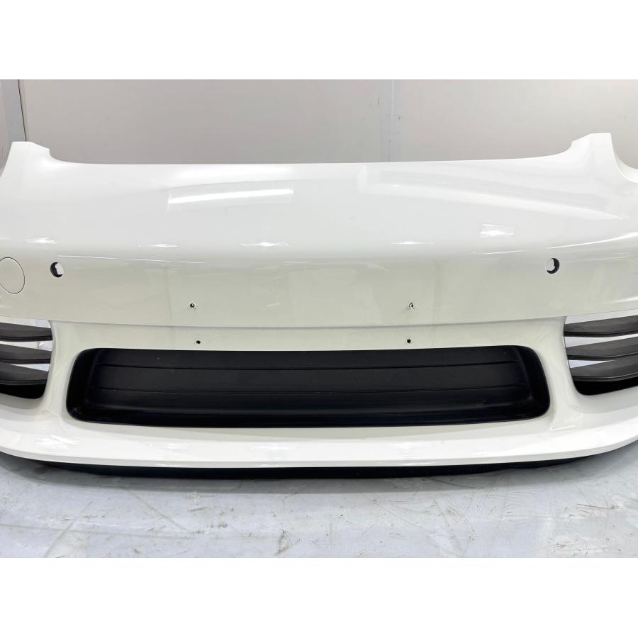 718CaymanGTSフロントバンパー純正 良品】ポルシェ718 ボクスターケイマン982 純正フロントバンパー 白