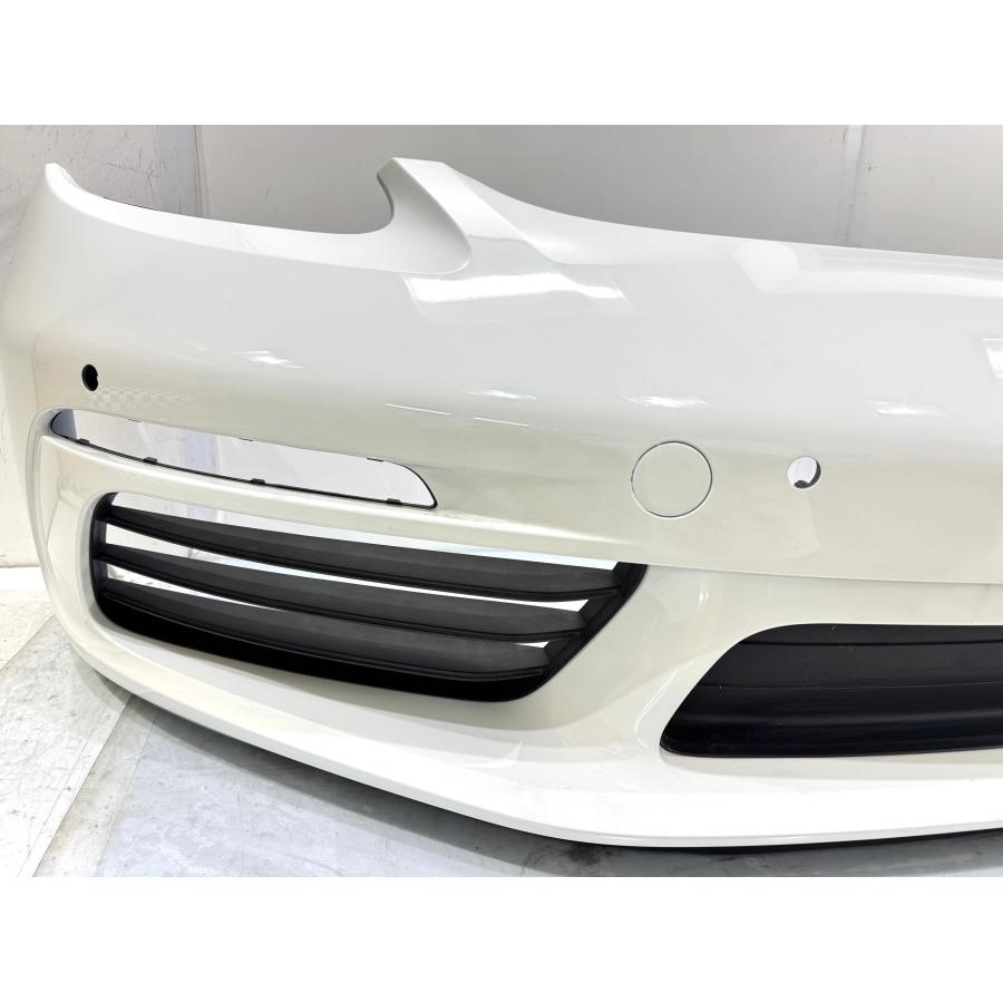良品】ポルシェ718 ボクスターケイマン982 純正フロントバンパー 白