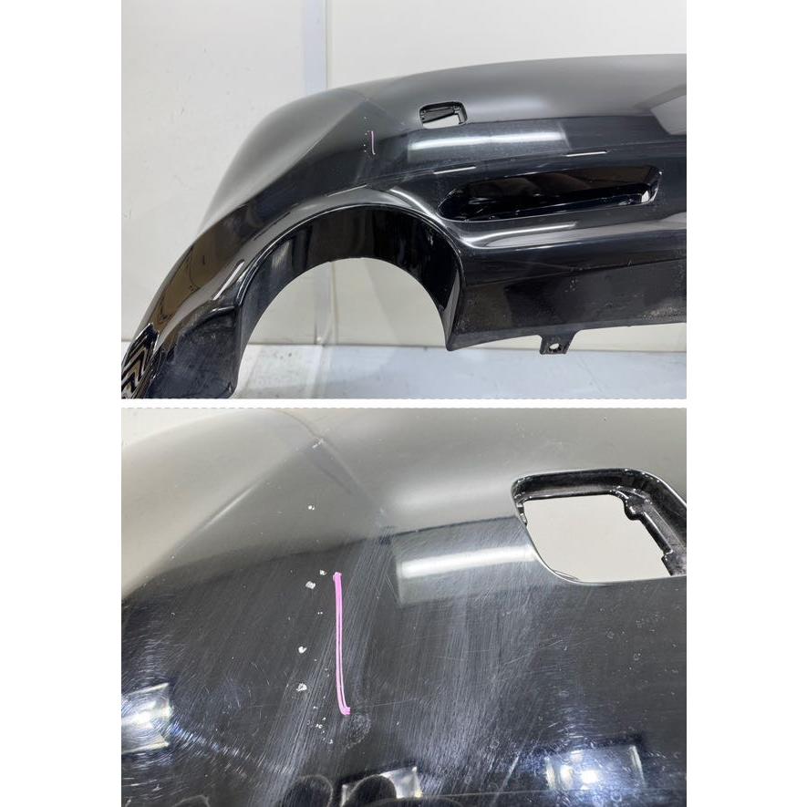 マークX GRX130 中期/後期 純正リアバンパー 黒202 52159-22780 （C6