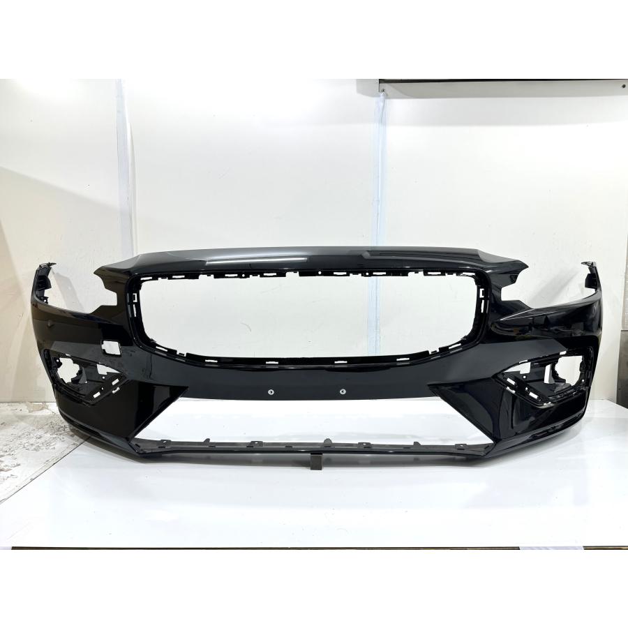 MB-107SL-SLCボデー外装部品販売-フロントバンパー ボルボ V60 ZB 純正フロントバンパー 黒メタリッック 31690589 （C7-78