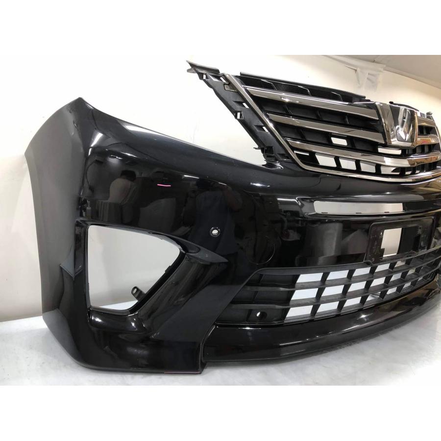 トヨタ アルファード ANH20 後期 純正 フロントバンパー グリル付