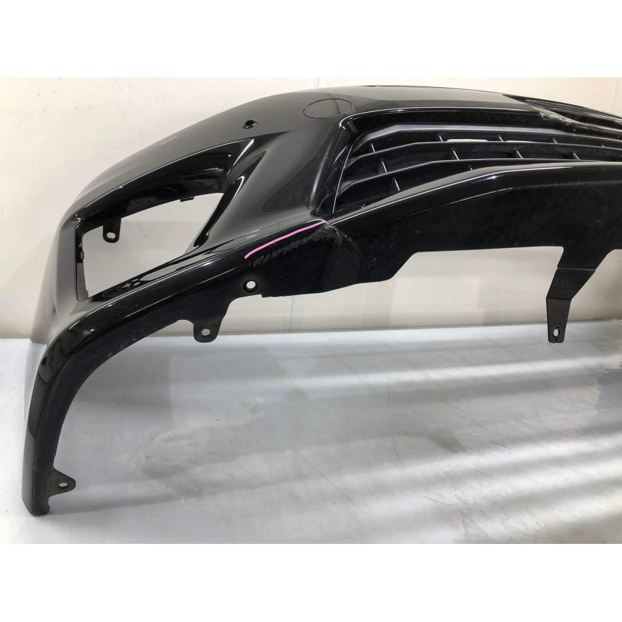 TOYOTA トヨタ ANH20 GGH20 アルファード 後期 純正 フロントバンパー フロントグリル フォグランプ エンブレム付き 202 ブラック 中古品 トヨタ アルファード ANH20 後期 純正 フロントバンパー グリル付