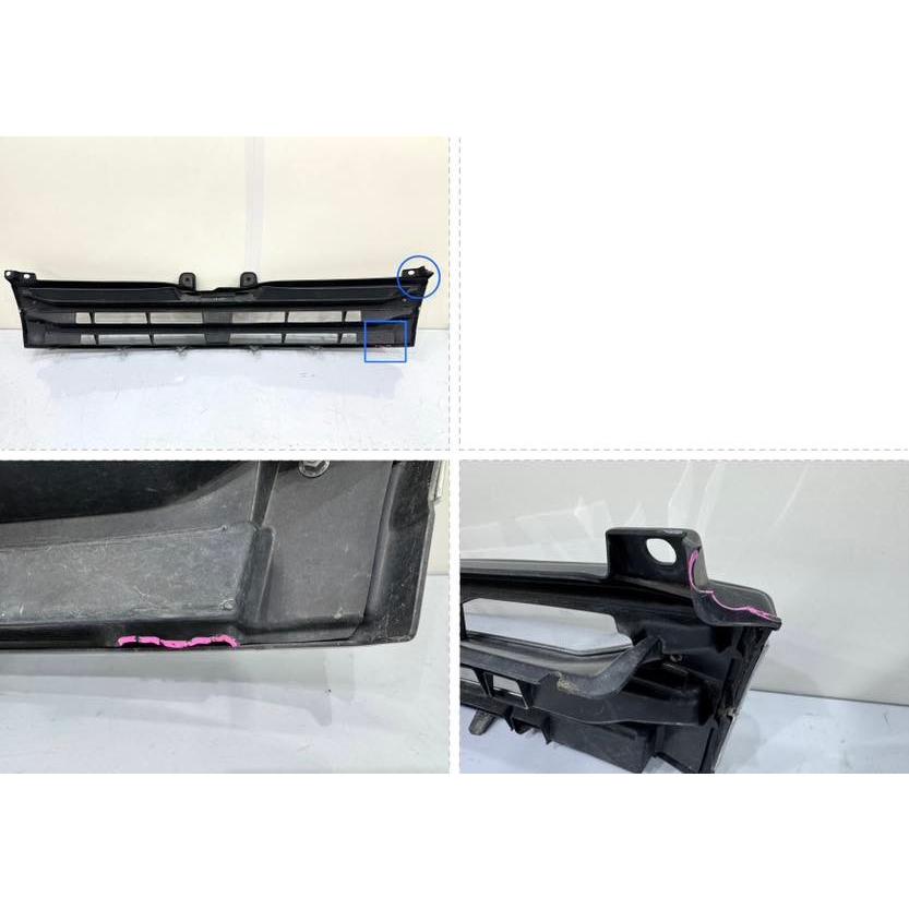 200系 ハイエース 3型ワイド 純正フロントバンパー・モデリスタグリル