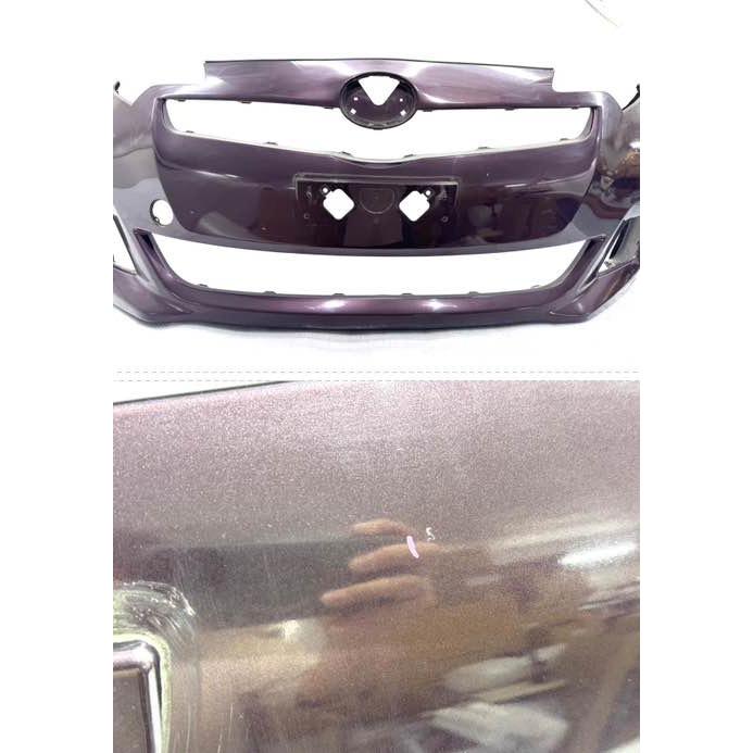 トヨタ ラクティス NCP120/125 純正 フロントバンパー 52119-52690 紫
