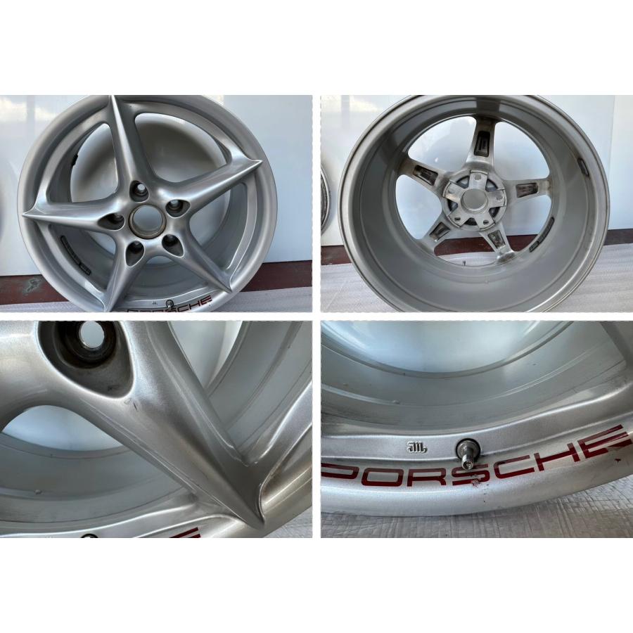 ポルシェ ボクスター 社外18インチアルミホイール 4本 18X8J/ET50