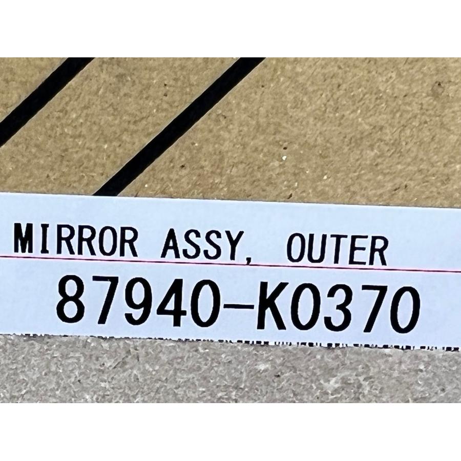 ヤリス MXPA10/KSP210 純正ドアミラー 左 7P ブルーメタリック