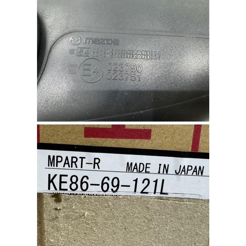 CX-5 KE2FW 純正ドアミラー 右 黒メタリッック 023750/KE86-69-121L