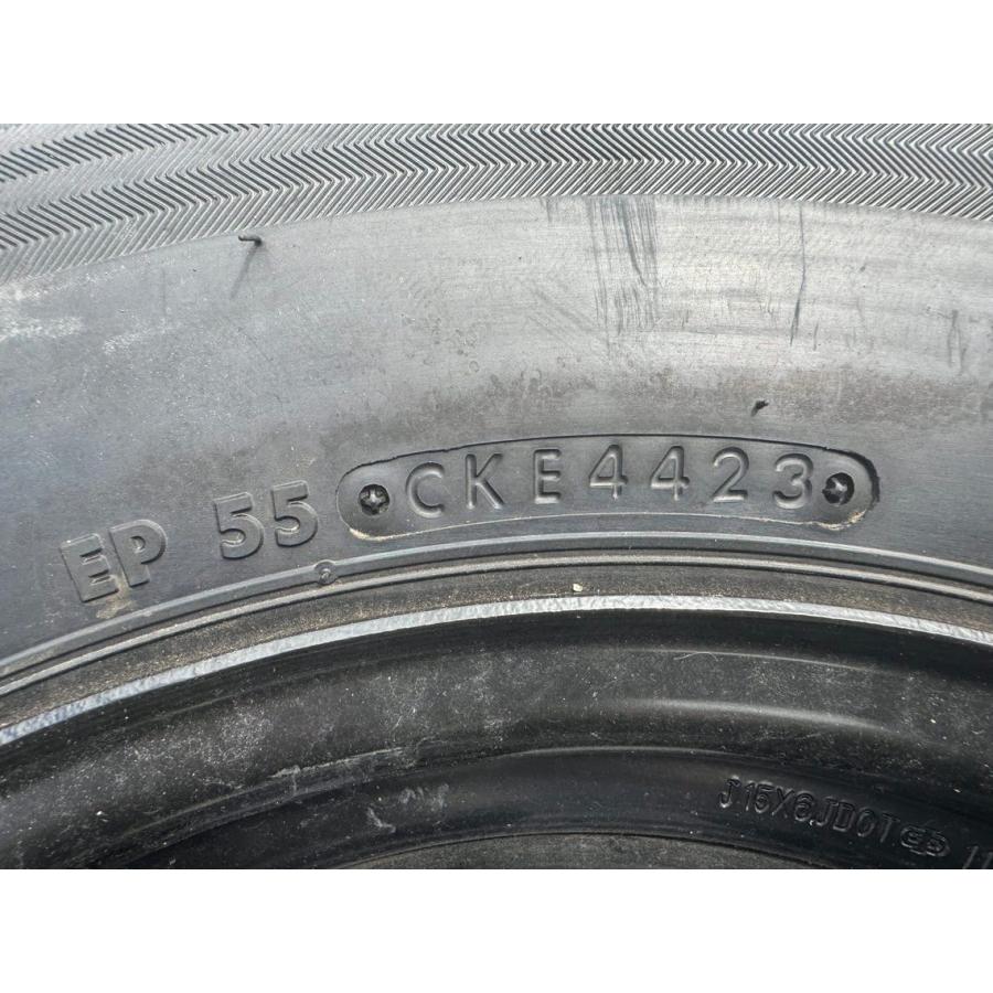 ★195/80R15 ブリヂストン　新車外し 新車外し】200系 ハイエース タイヤホイールセット 195/80R15