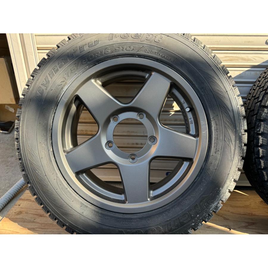 良品・社外】ジムニー 175/80R16 16X5.5JJ ET20 純正アルミホイール 