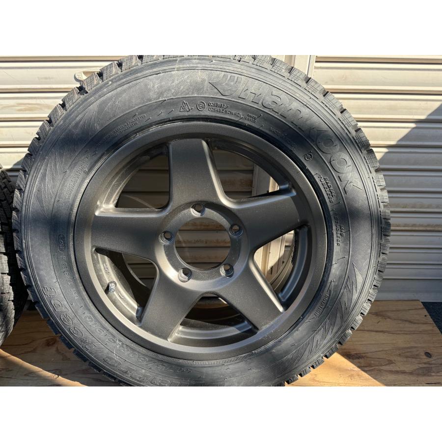 良品・社外】ジムニー 175/80R16 16X5.5JJ ET20 純正アルミホイール