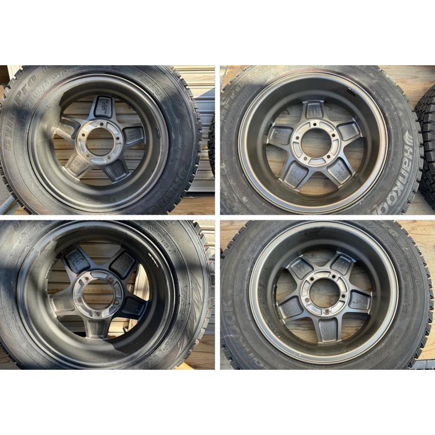 良品・社外】ジムニー 175/80R16 16X5.5JJ ET20 純正アルミホイール