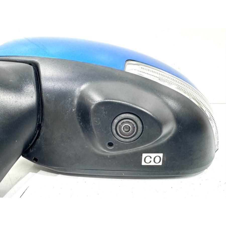 良品】ワゴンR MH55S 純正ドアミラー・カメラ付 左 配線11本 ブルー