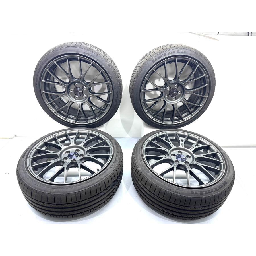 ENKEI PFM1 18×8J インセット50 PCD100 5穴 215/40ZR18 89W 24年5週 8