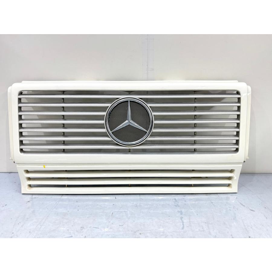 良品】ベンツ W463 Gクラス ゲレンデ 純正フロントグリル 白ソリッド