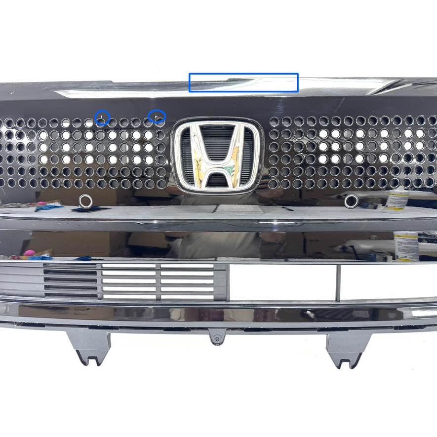 ホンダ N BOX JF5/6 純正 グリル センサー付き 71202-32RA-0030 黒メタ