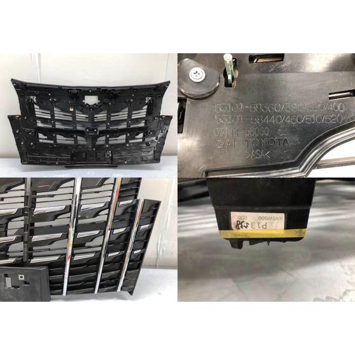 トヨタ アルファード S系 AGH30W 後期 純正 フロントグリル〈カメラ穴