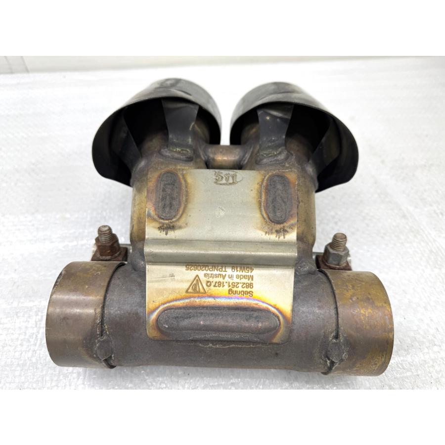 ポルシェケイマン ボクスター718 純正マフラーカッター 982.251.187