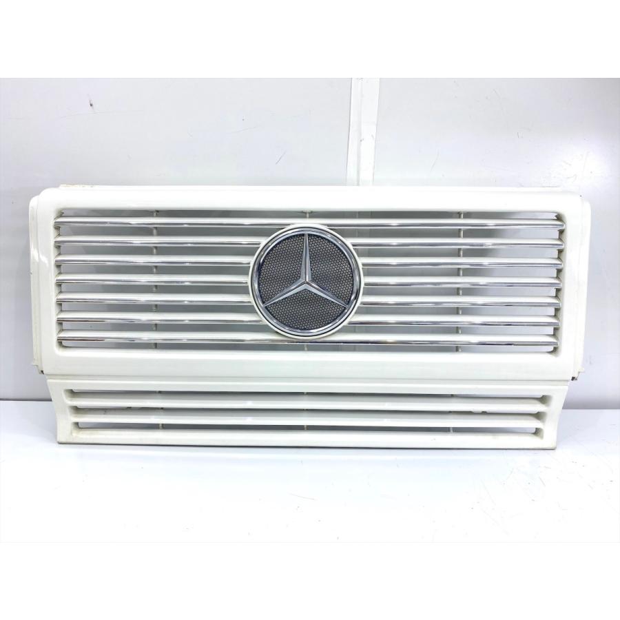 ベンツ W463 Gクラス ゲレンデ 純正フロントグリル 白ソリッド