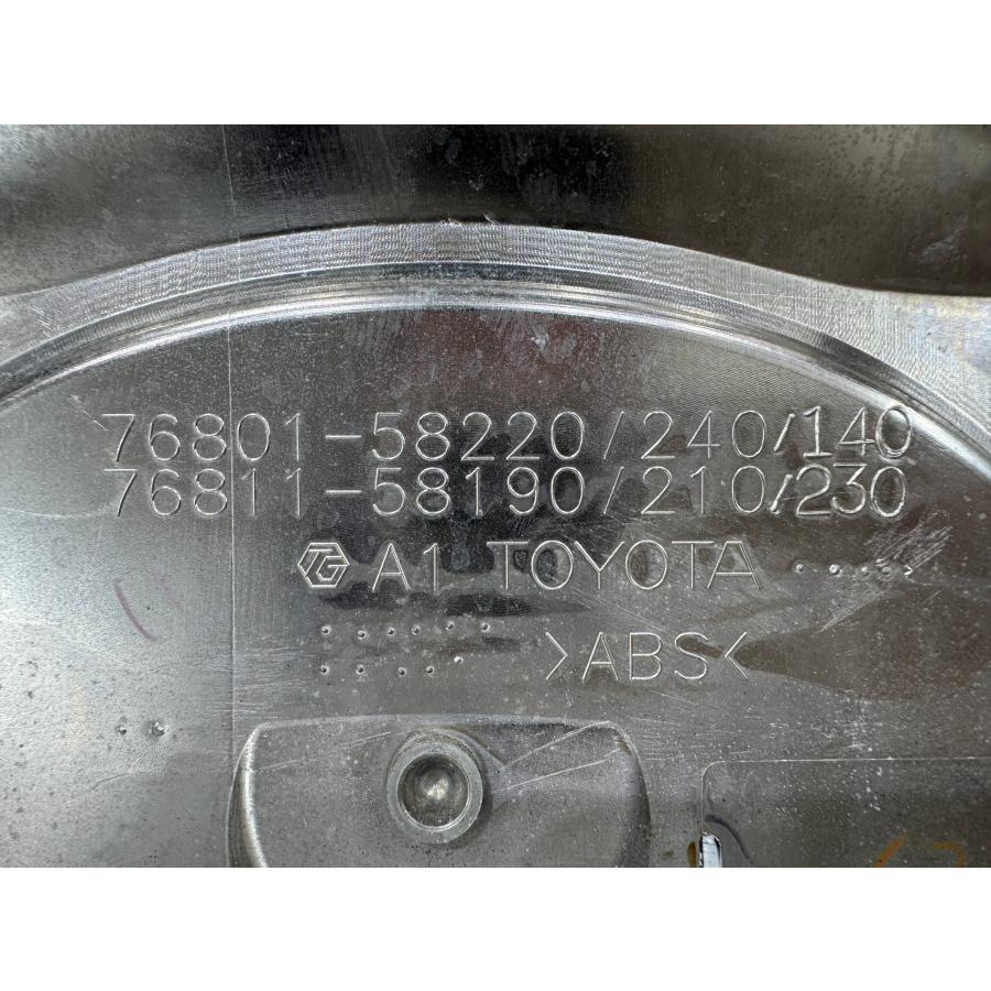 アルファード30 AGH30W 後期 純正メッキリアガーニッシュ 76801-58220