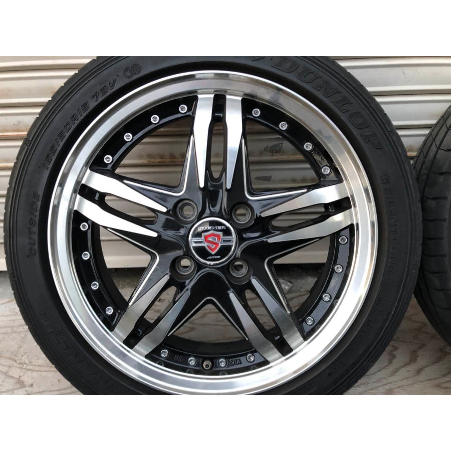 ♪シュタイナー♪ハイゼット等 社外タイヤ ホイール 4本セット 165/50