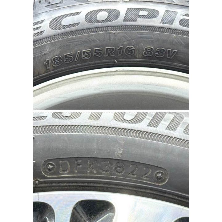 スズキ スイフトRS ZC53S 純正 アルミホイール タイヤ 185/55R16 80S5