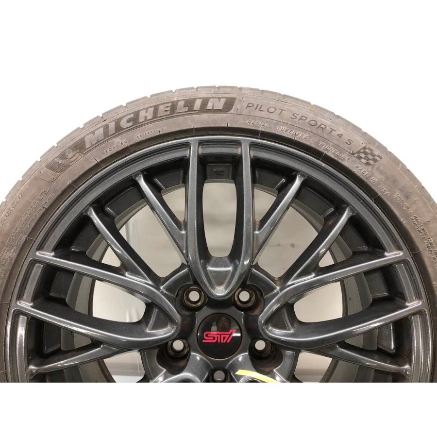 スバルWRX STI（VAB）純正18インチタイヤホイール WRX STI SUBARU スバル 純正 18インチ ダンロップ スポーツマックスRT