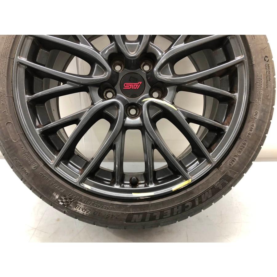 スバル WRX VAB STi 純正 18インチアルミホイール 1本 8.5J+55 245/40
