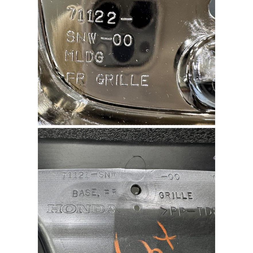 未使用】シビック タイプR FD2 純正フロントグリル 71121-SNW-00/71122