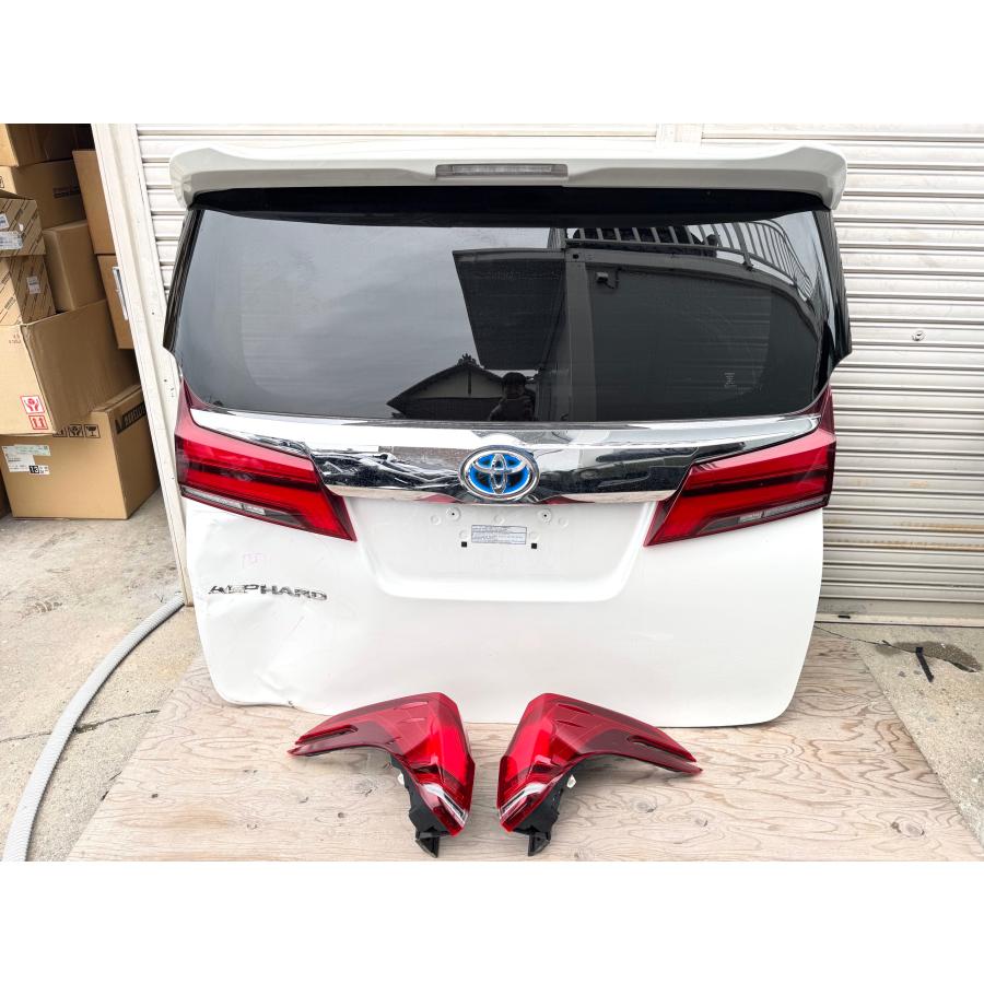 アルファード30 後期 AGH30/GGH30 純正バックドアパネル パール070