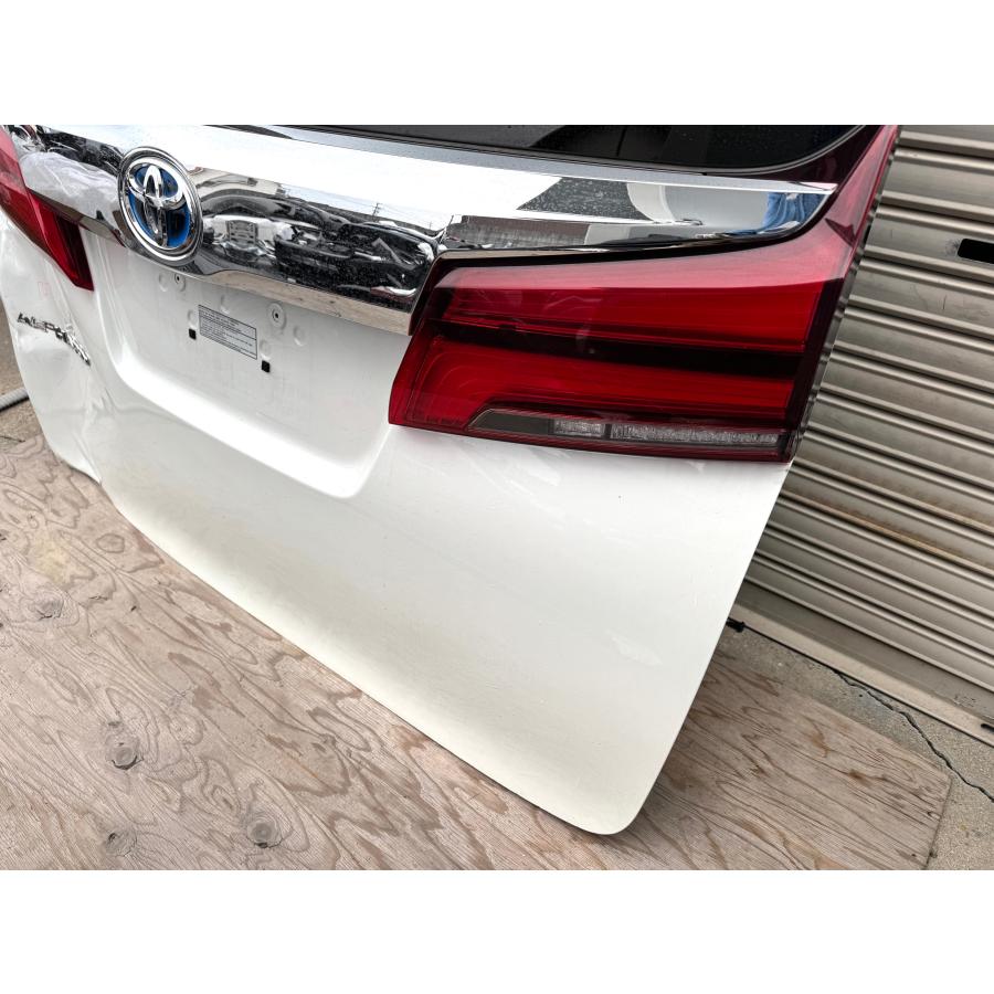 アルファード30 後期 AGH30/GGH30 純正バックドアパネル パール070