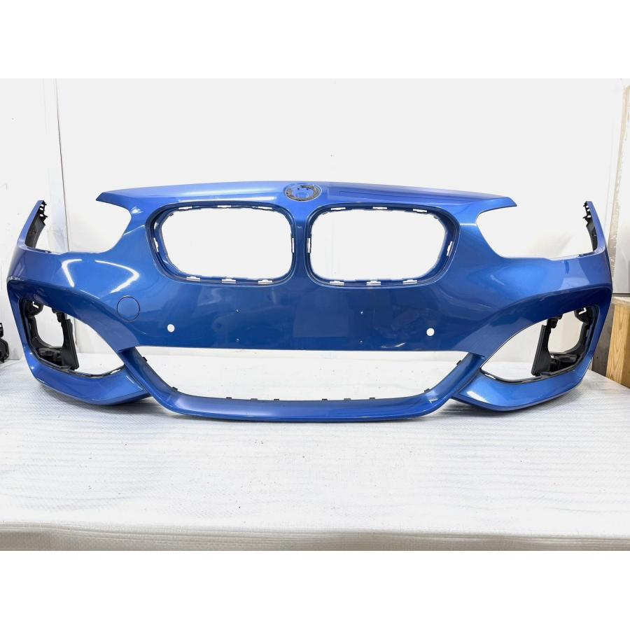 BMW 1シリーズ F20 Mスポーツ 純正フロントバンパー ブルーメタリック
