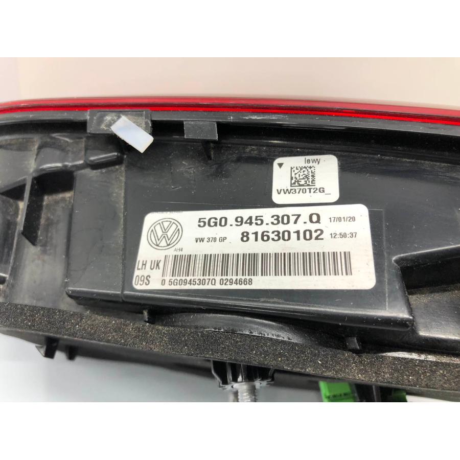 VW フォルクスワーゲン ゴルフ 7.5 5G 後期 純正 左 テールランプ