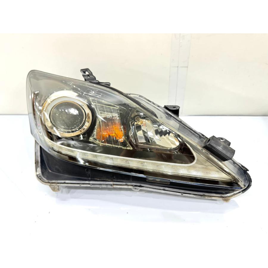 美品！トヨタ純正　レクサスIS【GSE20】ヘッドライト　左右セット　81070-53351　81140-53351 良品・バラスト付】レクサスIS GSE20 後期 純正HIDヘッドライト左右