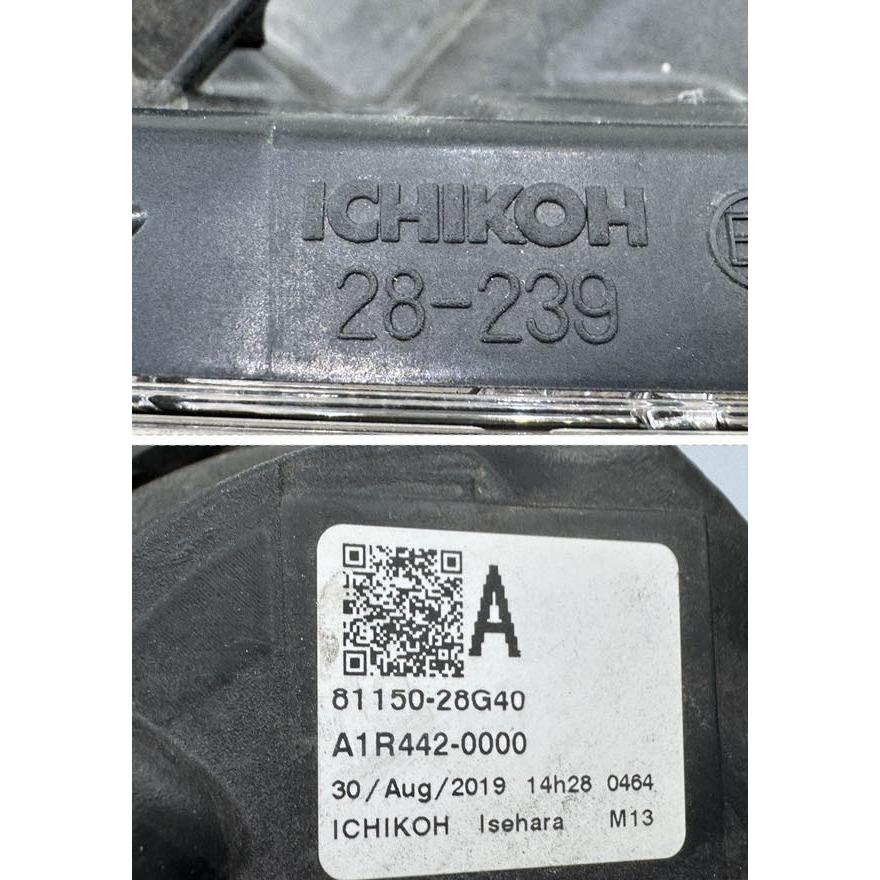 ノア ZRR80W 後期 純正LEDヘッドライト 左 ICHIKOH 28-239/刻印A （Z25