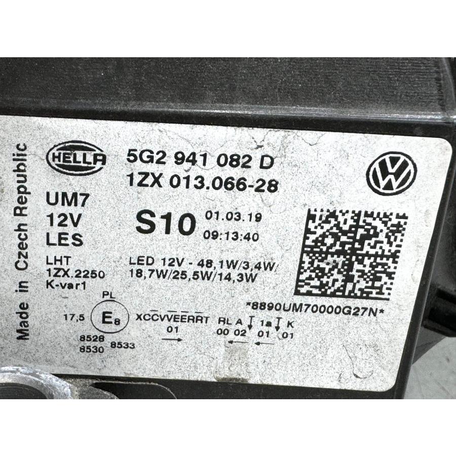 良品】VWフォルクスワーゲン ゴルフ7 AU/5G 純正LEDヘッドライト 右