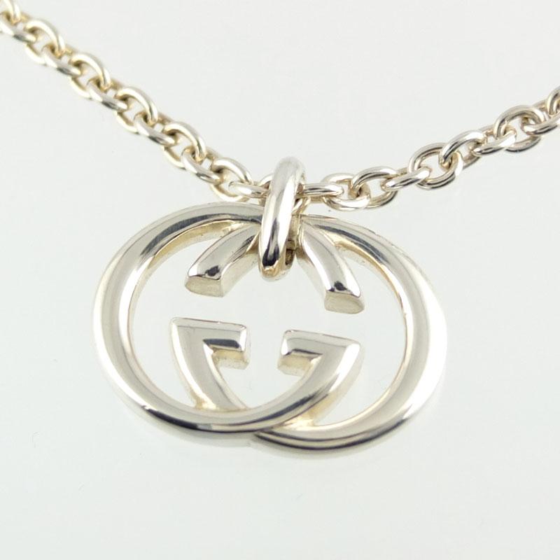 グッチ GUCCI インターロッキング ネックレス 190484 ダブルG  