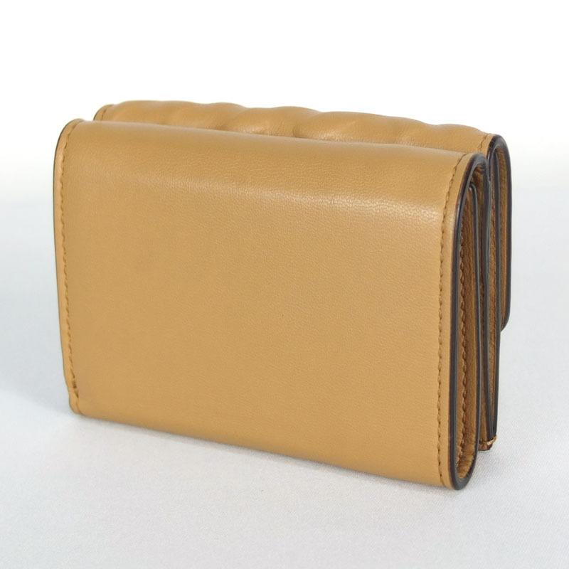 フェンディ FENDI マイクロ 三つ折り財布 8M0395 AAJD コンパクト  