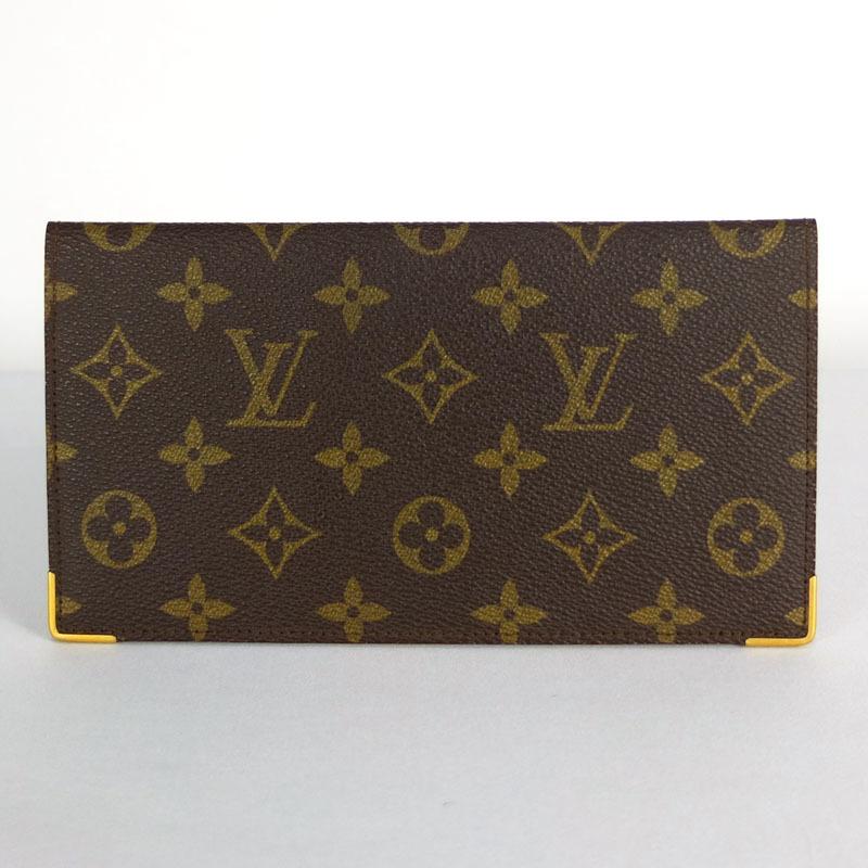 ルイ ヴィトン LOUIS VUITTON ポルト シェキエ ダブル M62223　二つ折り長財布　札入れ　モノグラム 【中古】｜repawn