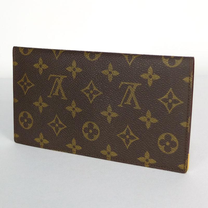 ルイ ヴィトン LOUIS VUITTON ポルト シェキエ ダブル M62223 二つ折り 