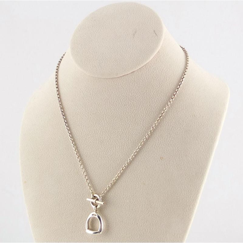 エルメス HERMES アミュレット SV925 ネックレス エトリール 鐙 