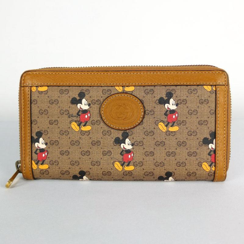グッチ GUCCI ディズニー コラボ ジップ アラウンド ウォレット 602532  