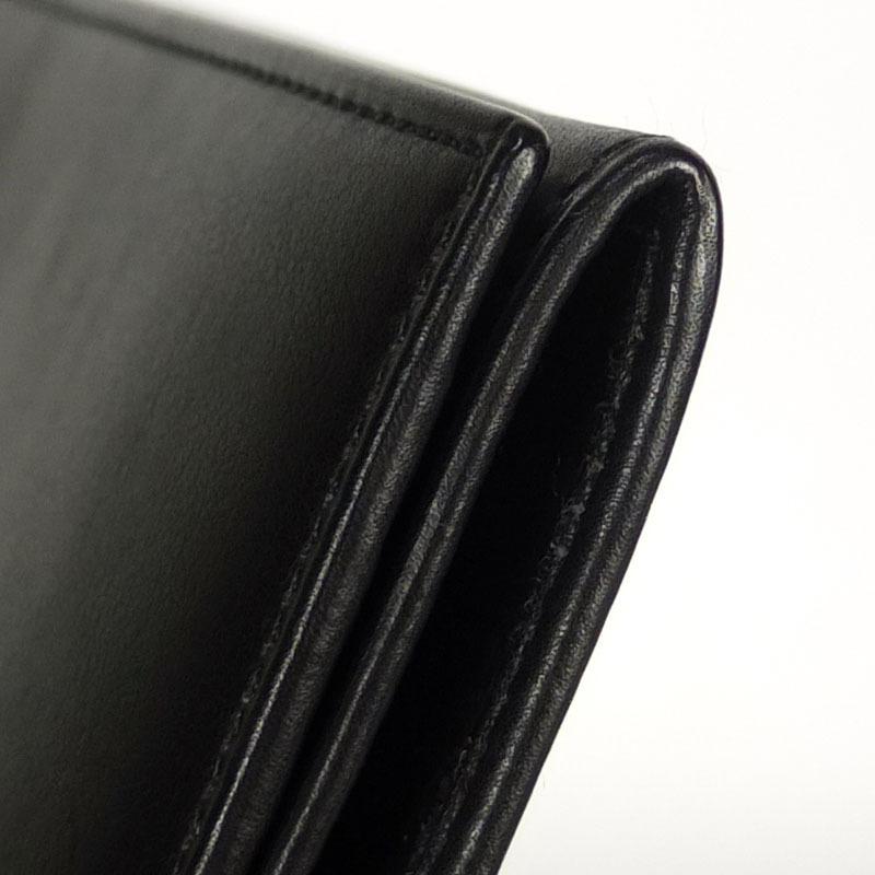 グッチ GUCCI 二つ折り長財布 030 2067 1615 ブラック レザー メンズ  