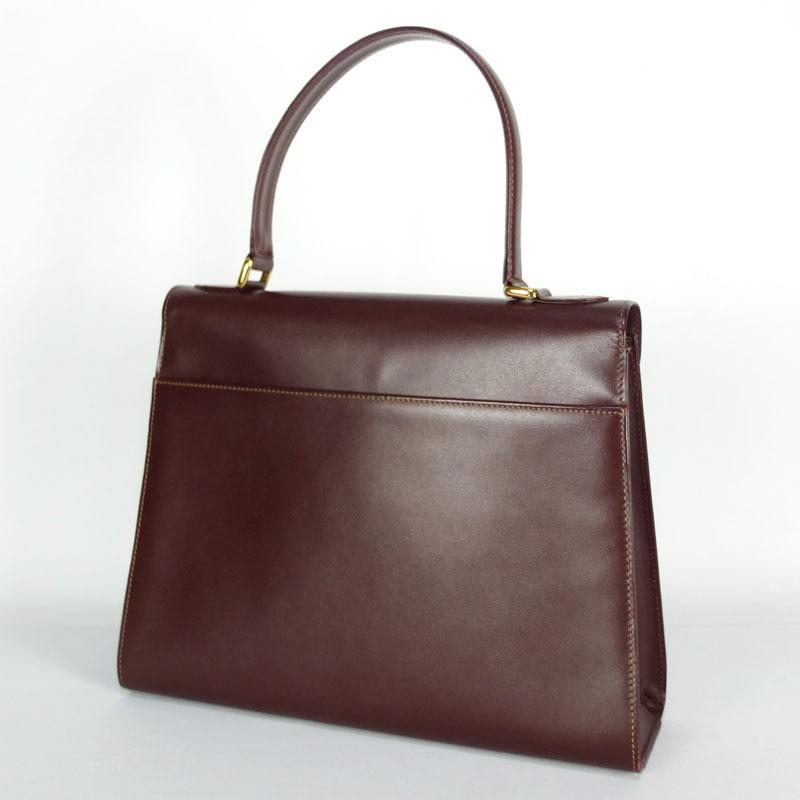 カルティエ CARTIER マストライン ハンドバッグ L1000052 ボルドー