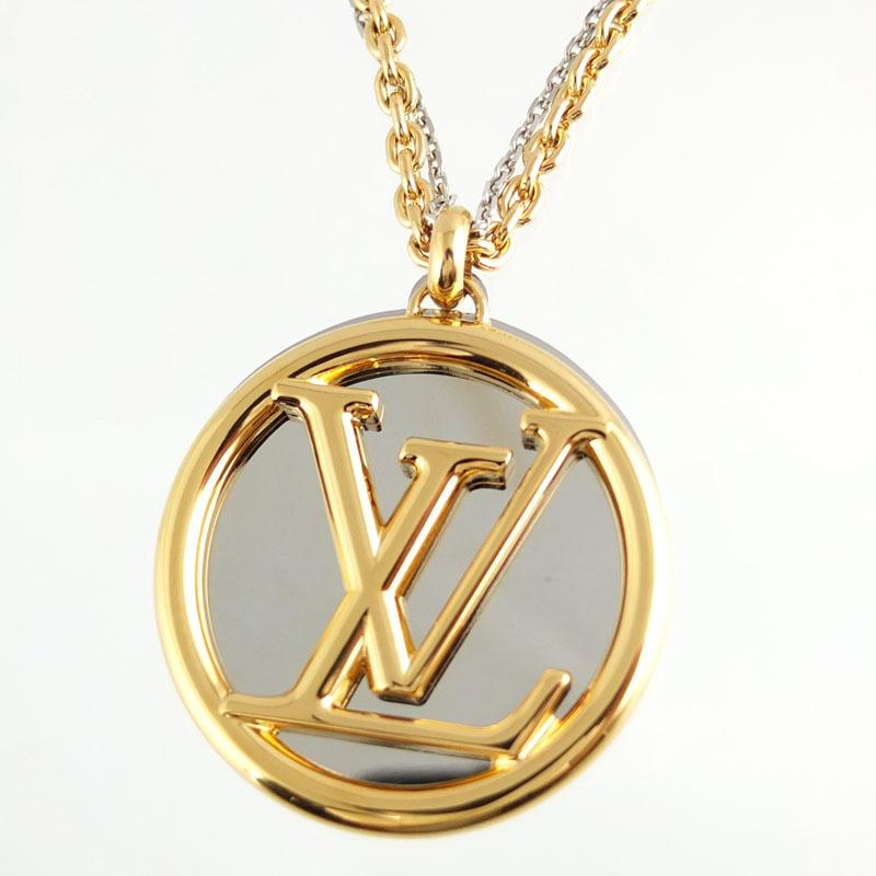 ルイ ヴィトン LOUIS VUITTON コリエ ルイーズ M64281 ネックレス LV 