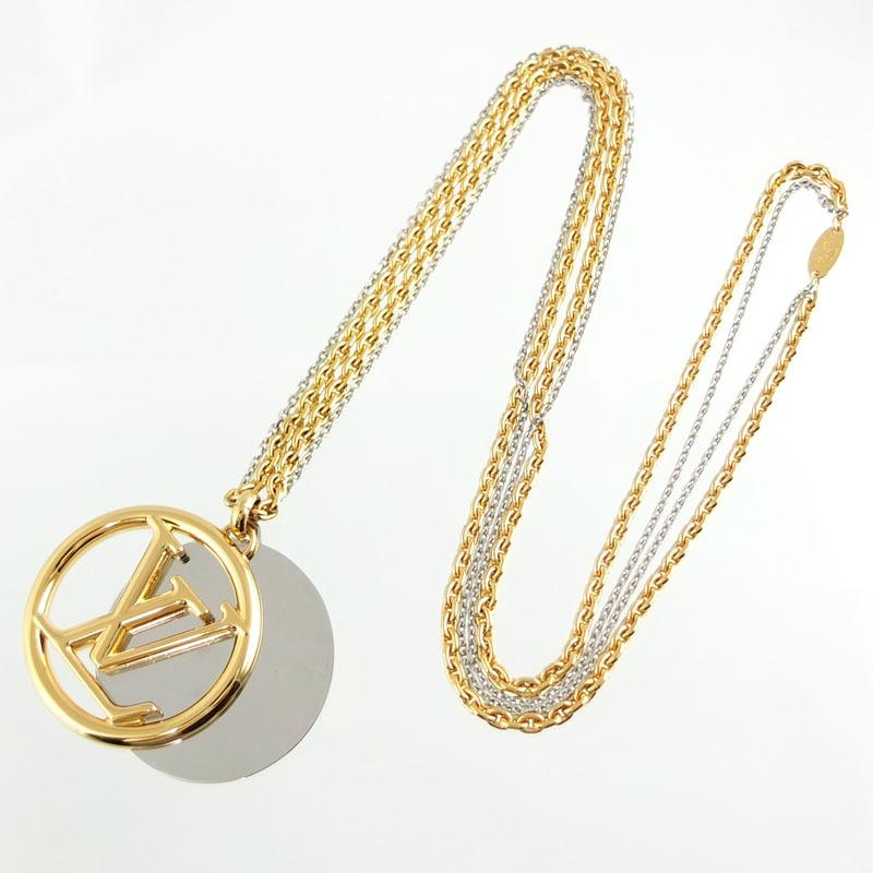 ルイ ヴィトン LOUIS VUITTON コリエ ルイーズ M64281 ネックレス LV 