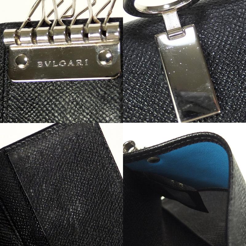 ブルガリ BVLGARI ブルガリブルガリ 6連キーケース 30422 ブラック  