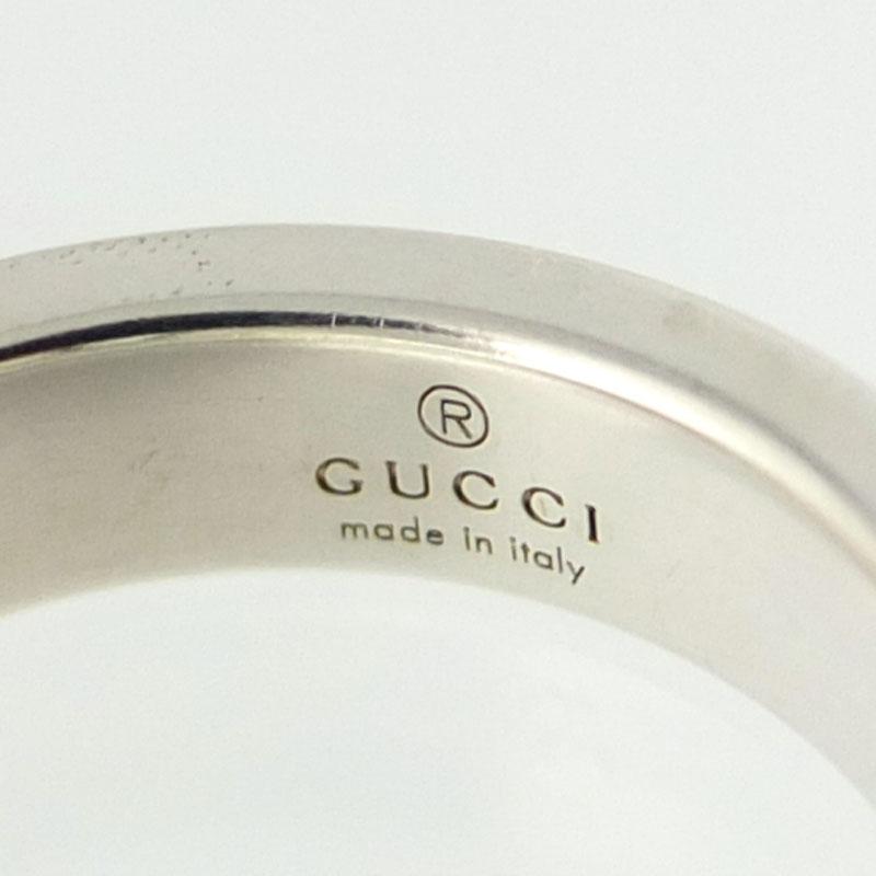 グッチ GUCCI ゴースト パヴェダイヤ リング 指輪 シルバー