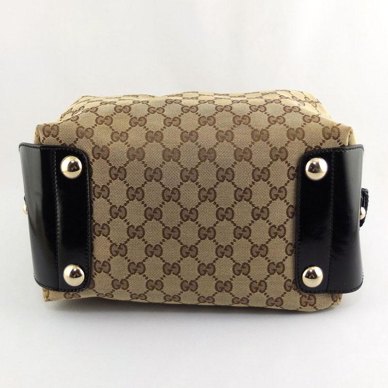 グッチ GUCCI GGキャンバス ハンドバッグ 203526 ミニボストンバッグ 