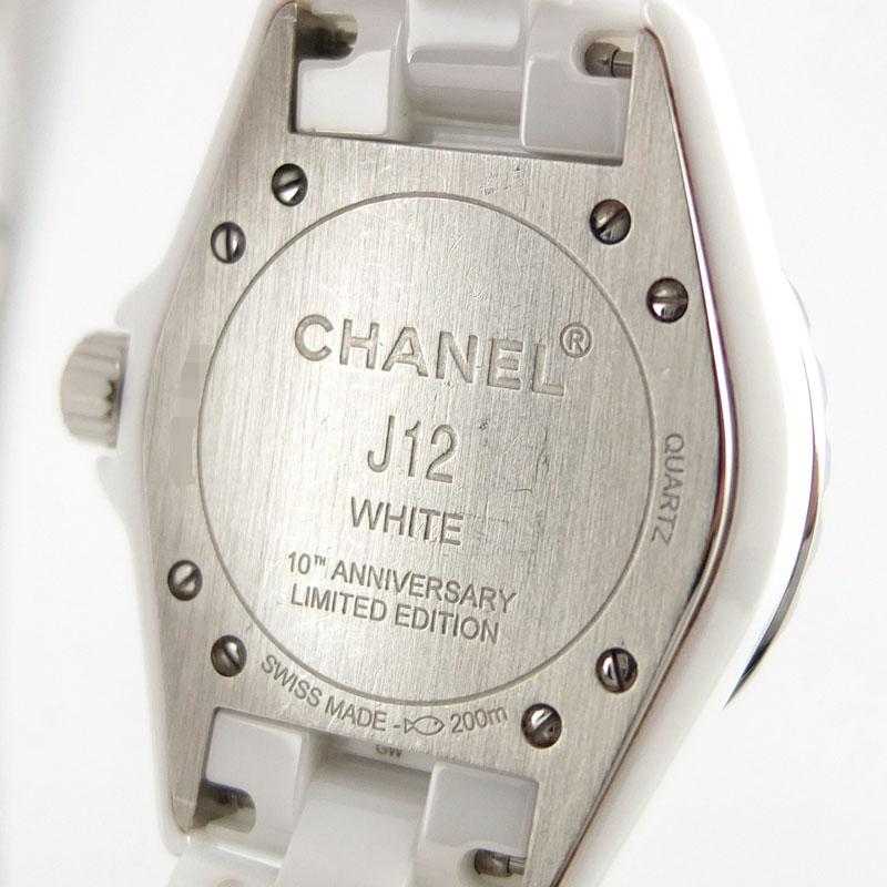 シャネル CHANEL J12 ホワイトファントム H3442 クォーツ ホワイト文字