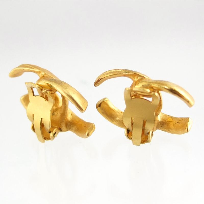 シャネル CHANEL ココマーク イヤリング 00T ゴールド メタル  